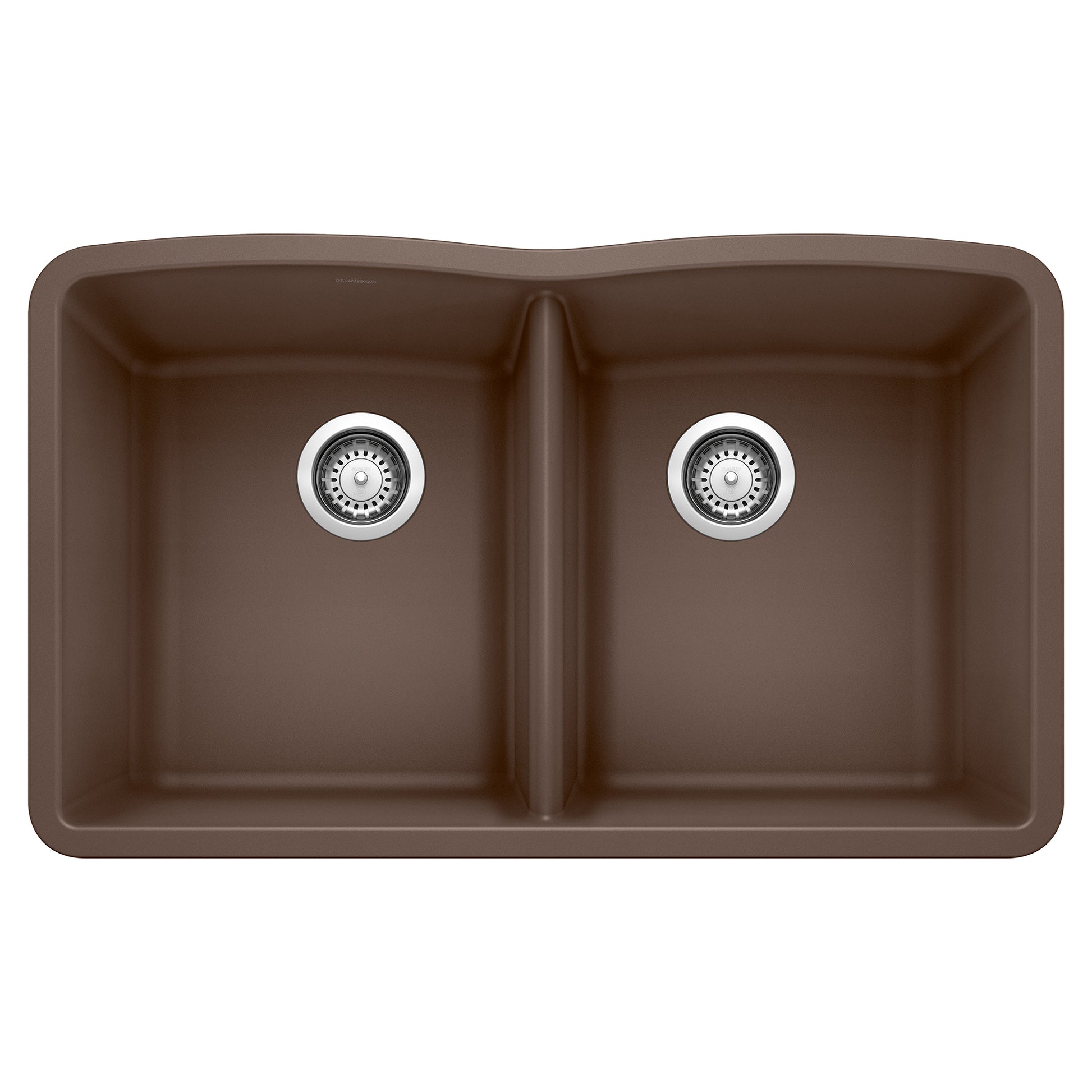 BLANCO 440182 Diamond Diamond SILGRANIT 32" 50/50 Double Bowl Undermount Kitchen Sink - Cafe in Cafe