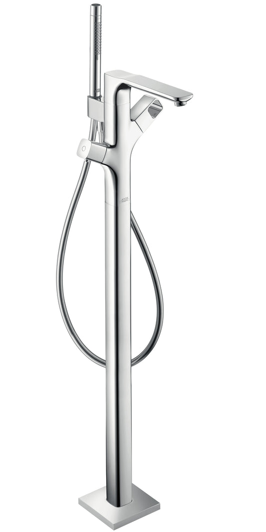 AXOR 11423001 Urquiola Thermostatic Freestanding Tub Filler Trim with 1.75 GPM Handshower - Chrome