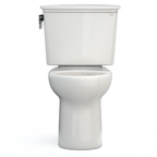 TOTO CST785CEFG#11 Drake Transitional Two-Piece Round 1.28 Gpf Universal Height Tornado Flush Toilet With Cefiontect - Colonial White