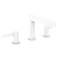 HANSGROHE 76033701 Finoris Wide-spread Faucet 110 with Pop-up Drain, 1.2 GPM - Matte White