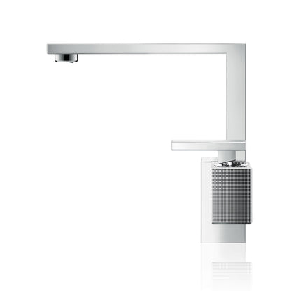 AXOR 46021001 Edge Single-Hole Faucet 190 - Diamond Cut, 1.2 GPM - Chrome