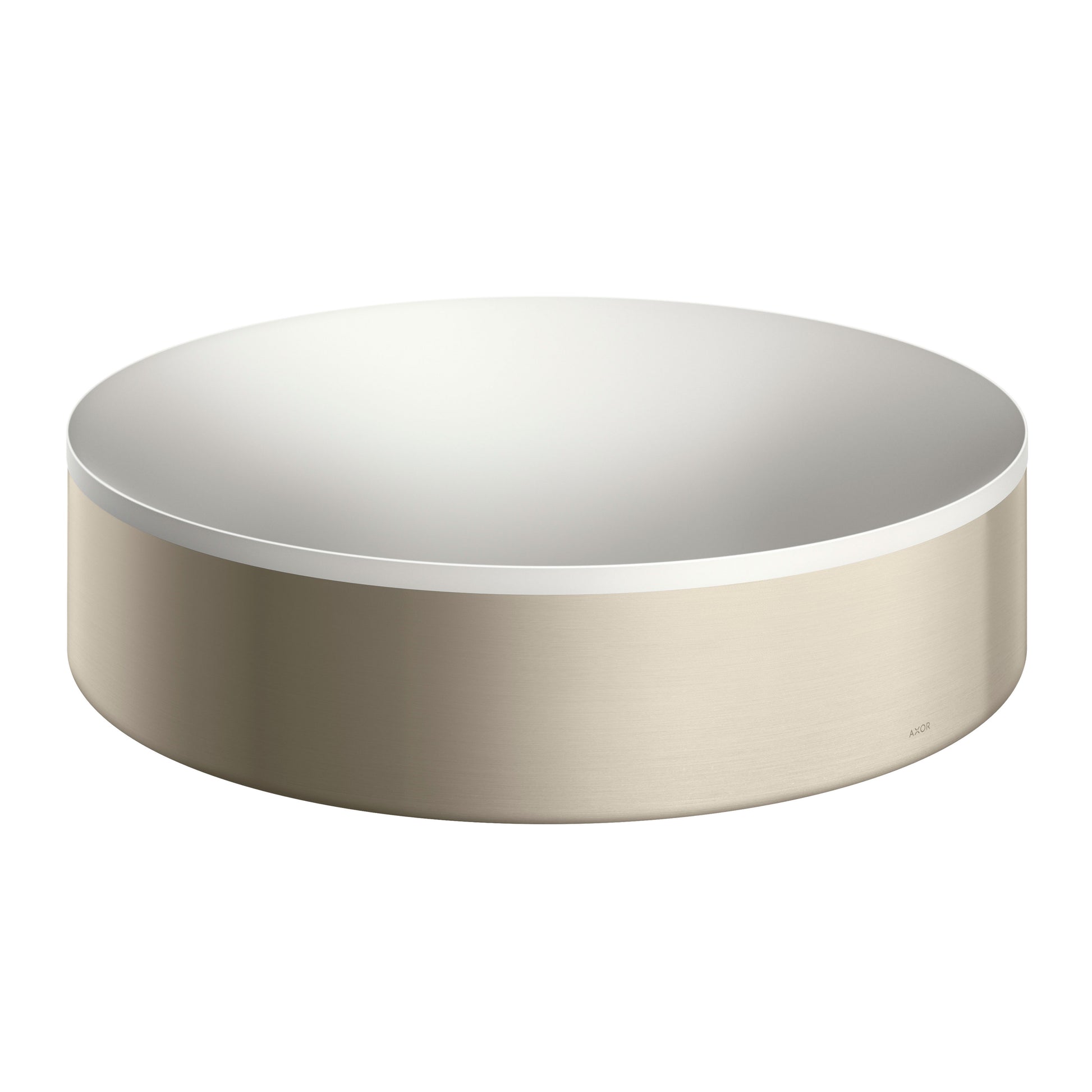 AXOR Suite Sinks  Round Sink without Overflow, 15 3/4" in Brushed Nickel