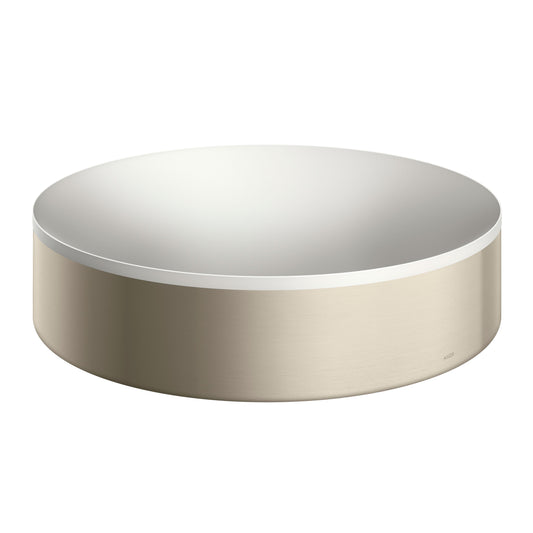 AXOR Suite Sinks  Round Sink without Overflow, 15 3/4" in Brushed Nickel