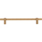 JEFFREY ALEXANDER 598-192SBZ Larkin Knurled Center 192 mm Center-to-Center Bar Pull - Satin Bronze