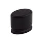 TOP KNOBS TK61BLK Oval 1 3/8" Length Oval Knob - Flat Black