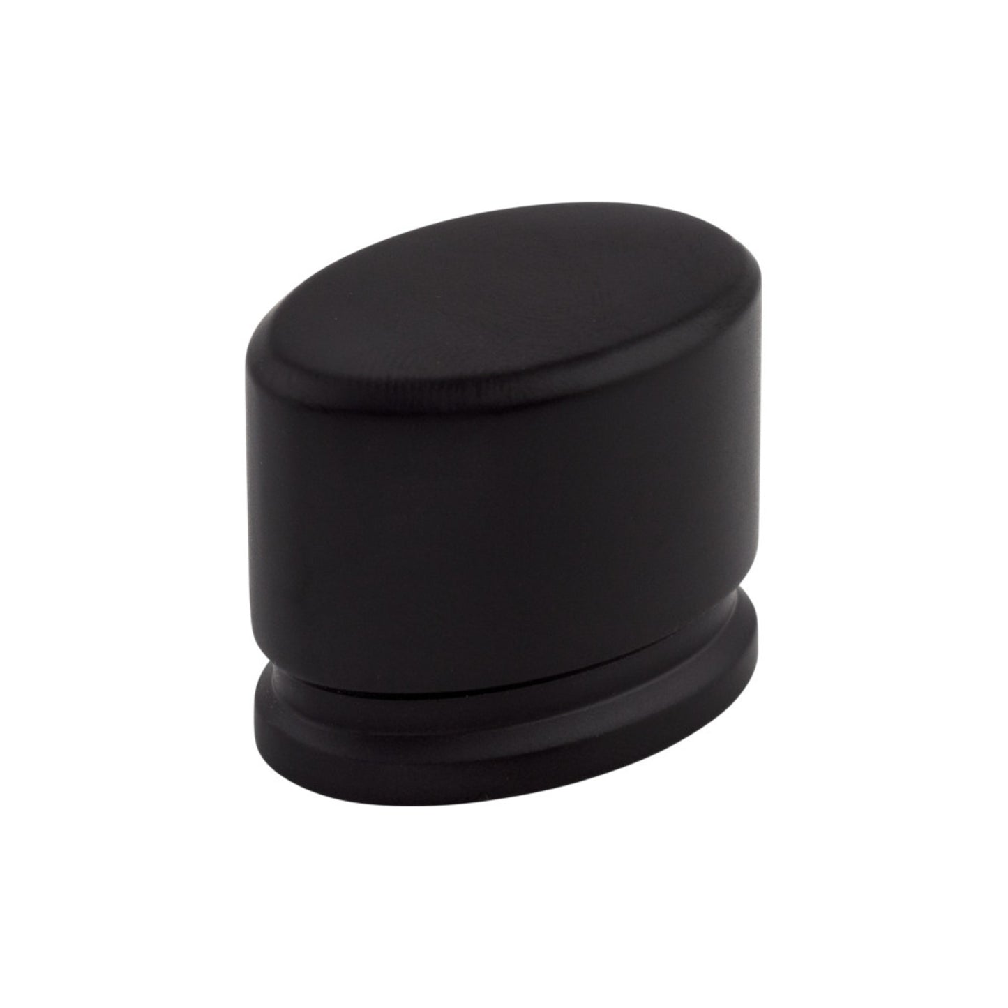 TOP KNOBS TK61BLK Oval 1 3/8" Length Oval Knob - Flat Black