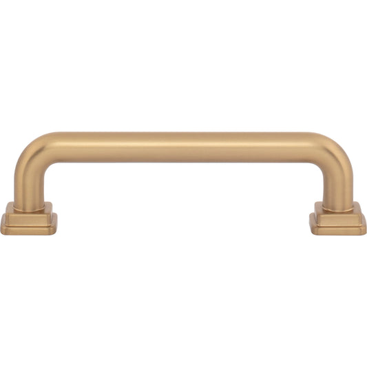 ATLAS A6023-WB Kimberton 3 3/4" Center to Center Bar Pull - Warm Brass