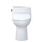 TOTO MW6344726CEFG#01 Washlet+ Supreme Ii One-Piece Elongated 1.28 Gpf Toilet And Washlet+ S7 Contemporary Bidet Seat - Cotton White