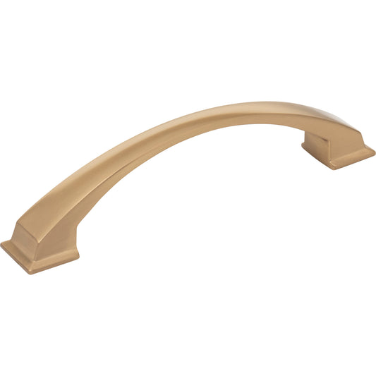 JEFFREY ALEXANDER 944-128SBZ Roman 128 mm Center-to-Center Arch Pull - Satin Bronze