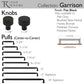 TOP KNOBS TK3269BLK Garrison 18" Center to Center Bar Pull - Flat Black