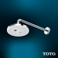 TOTO TBW01004U4#CP G Series 1.75 GPM Two Spray Function 8.5 inch Round Showerhead with COMFORT WAVE and WARM SPA , Polished Chrome