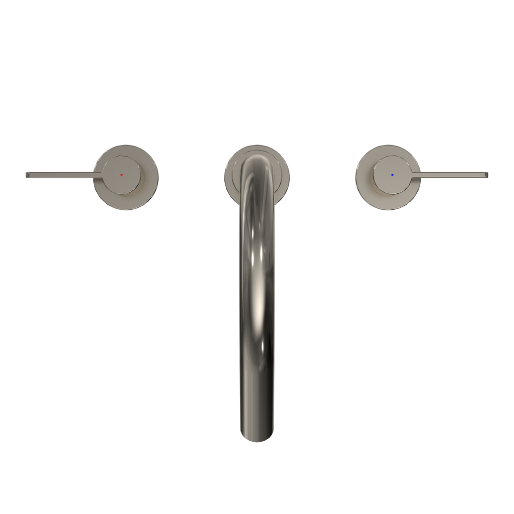 TOTO TBG11201UA#PN Gf Two Lever Handle Deck-Mount Roman Tub Filler Trim - Polished Nickel