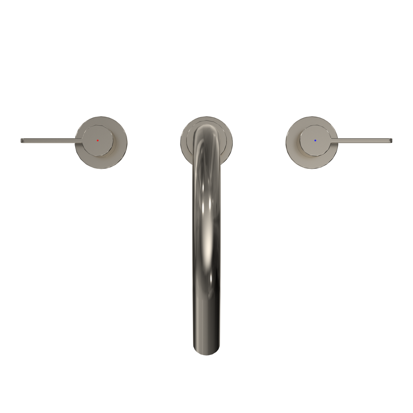 TOTO TBG11201UA#PN Gf Two Lever Handle Deck-Mount Roman Tub Filler Trim - Polished Nickel