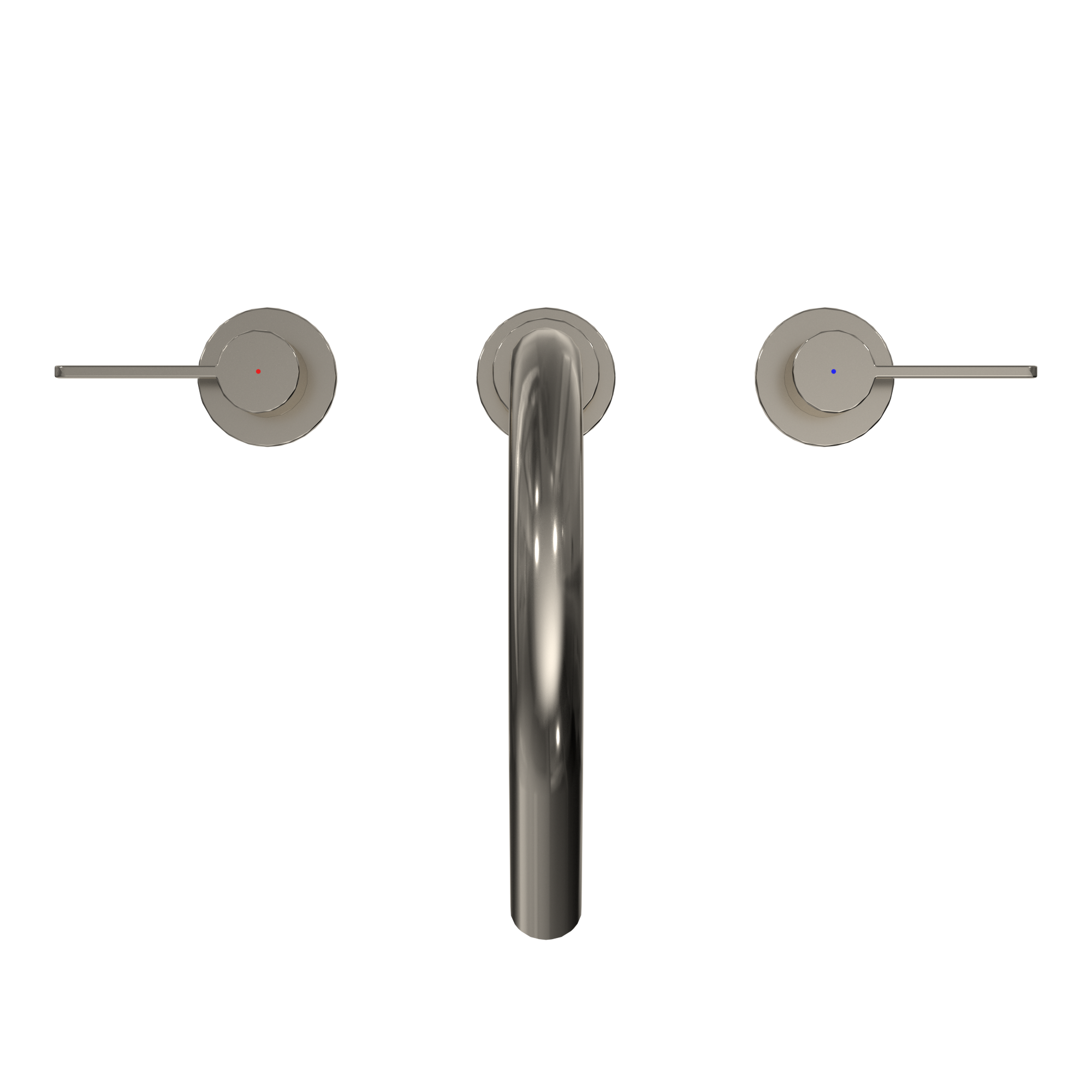 TOTO TBG11201UA#PN Gf Two Lever Handle Deck-Mount Roman Tub Filler Trim - Polished Nickel
