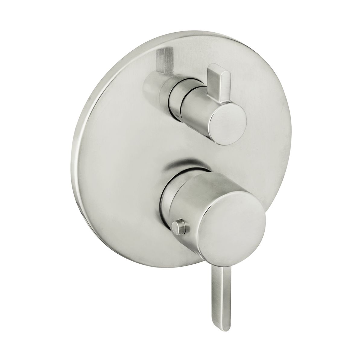 HANSGROHE 04230820 Ecostat Thermostatic Trim S with Volume Control - Brushed Nickel