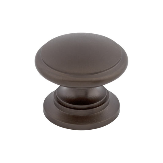 TOP KNOBS M752 Ray 1 1/4" Diameter Round Knob - Oil Rubbed Bronze