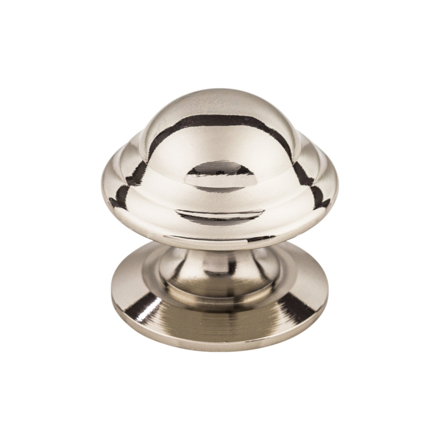 TOP KNOBS M1324 Empress 1 3/8" Diameter Round Knob - Polished Nickel