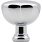 JEFFREY ALEXANDER 686L-PC Southerland 1-1/2" Length Round Knob - Polished Chrome