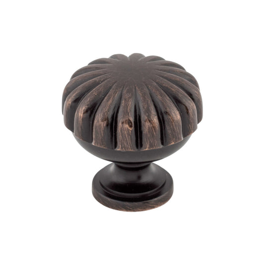 TOP KNOBS M1616 Melon 1 1/4" Diameter Round Knob - Tuscan Bronze