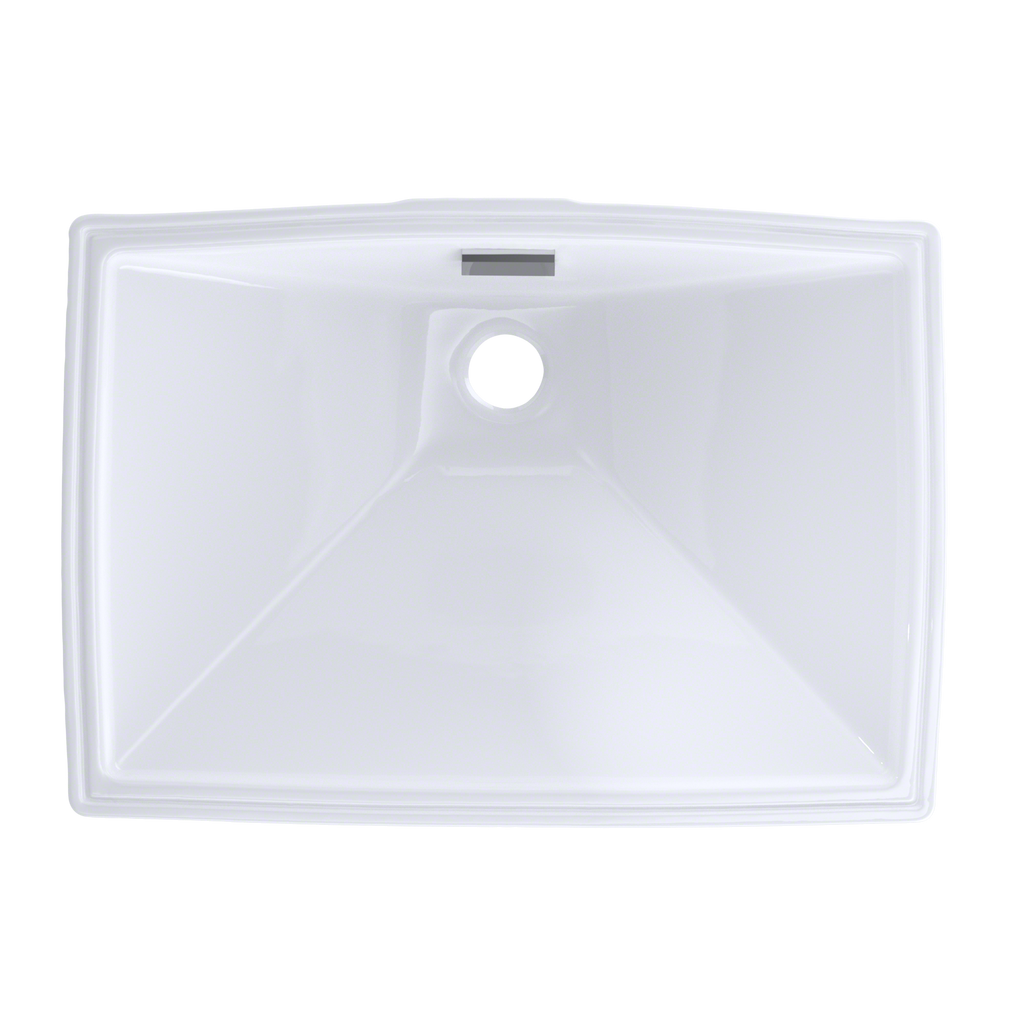 TOTO LT931#01 Lloyd Rectangular Undermount Bathroom Sink - Cotton White