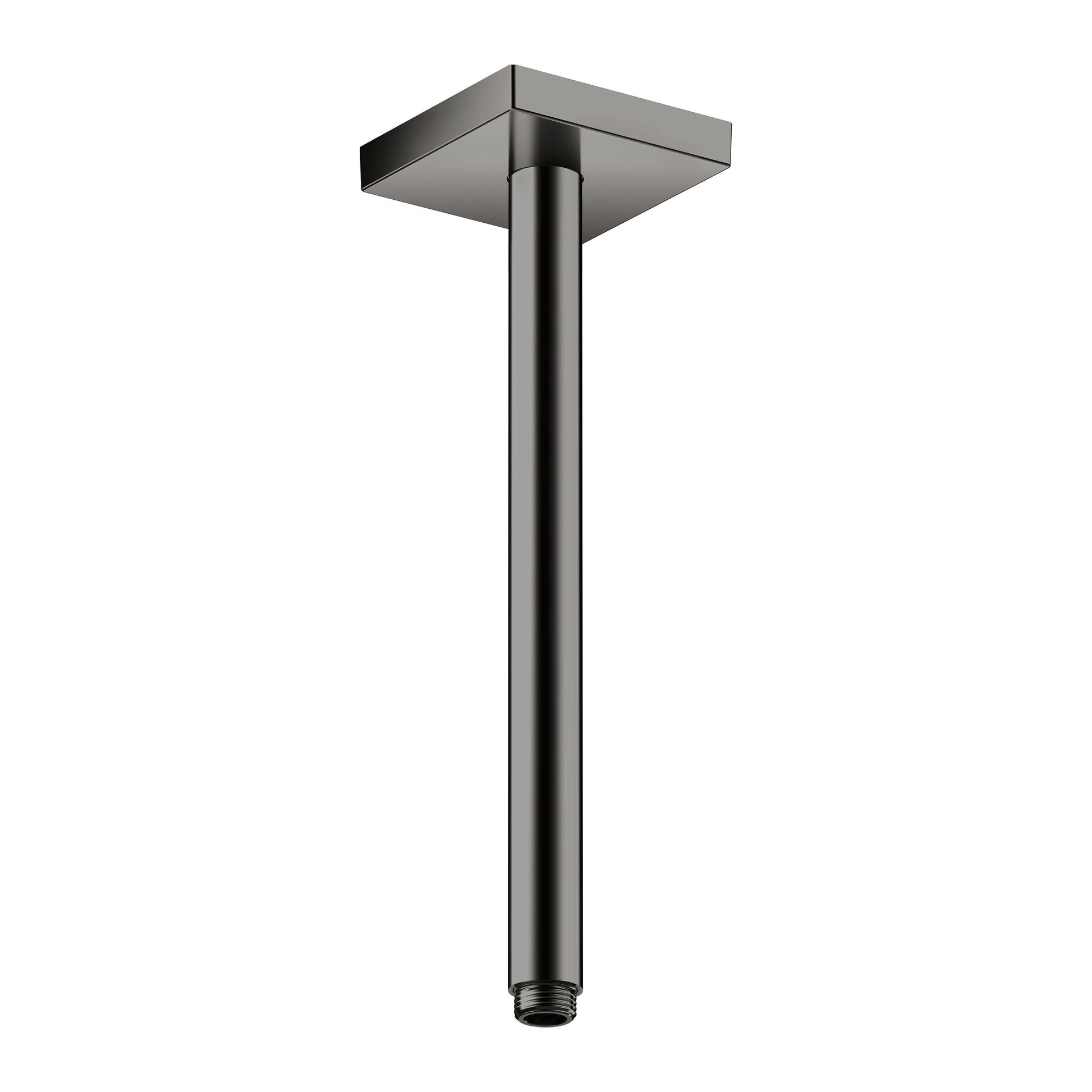 AXOR 26438331 ShowerSolutions Extension Pipe for Ceiling Mount Square, 12" - Polished Black Chrome