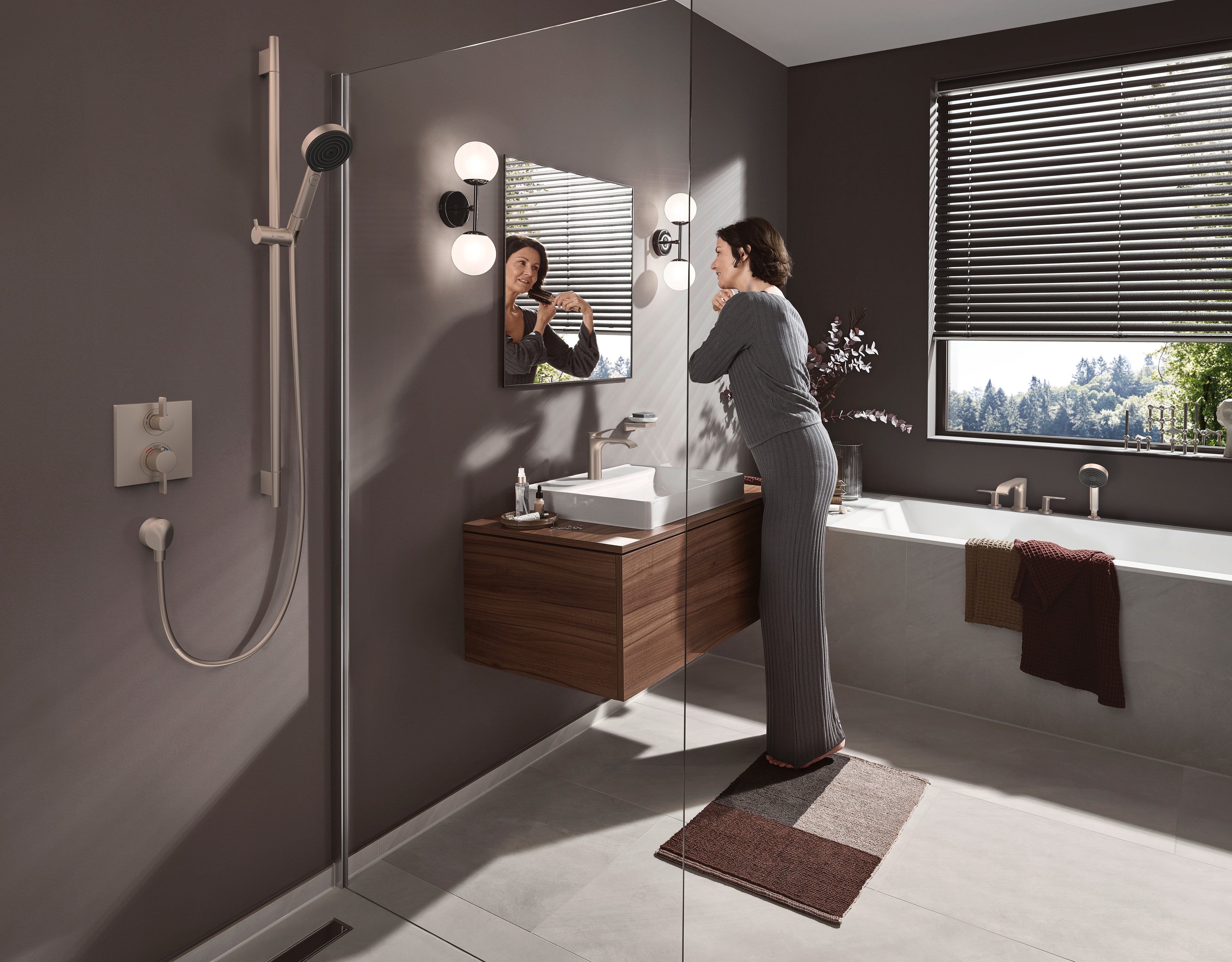 HANSGROHE 75020821 Vivenis Single-hole Faucet 110 with Pop-Up Drain, 1.2 GPM - Brushed Nickel