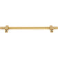 JEFFREY ALEXANDER 598-192BG Larkin Knurled Center 192 mm Center-to-Center Bar Pull - Brushed Gold