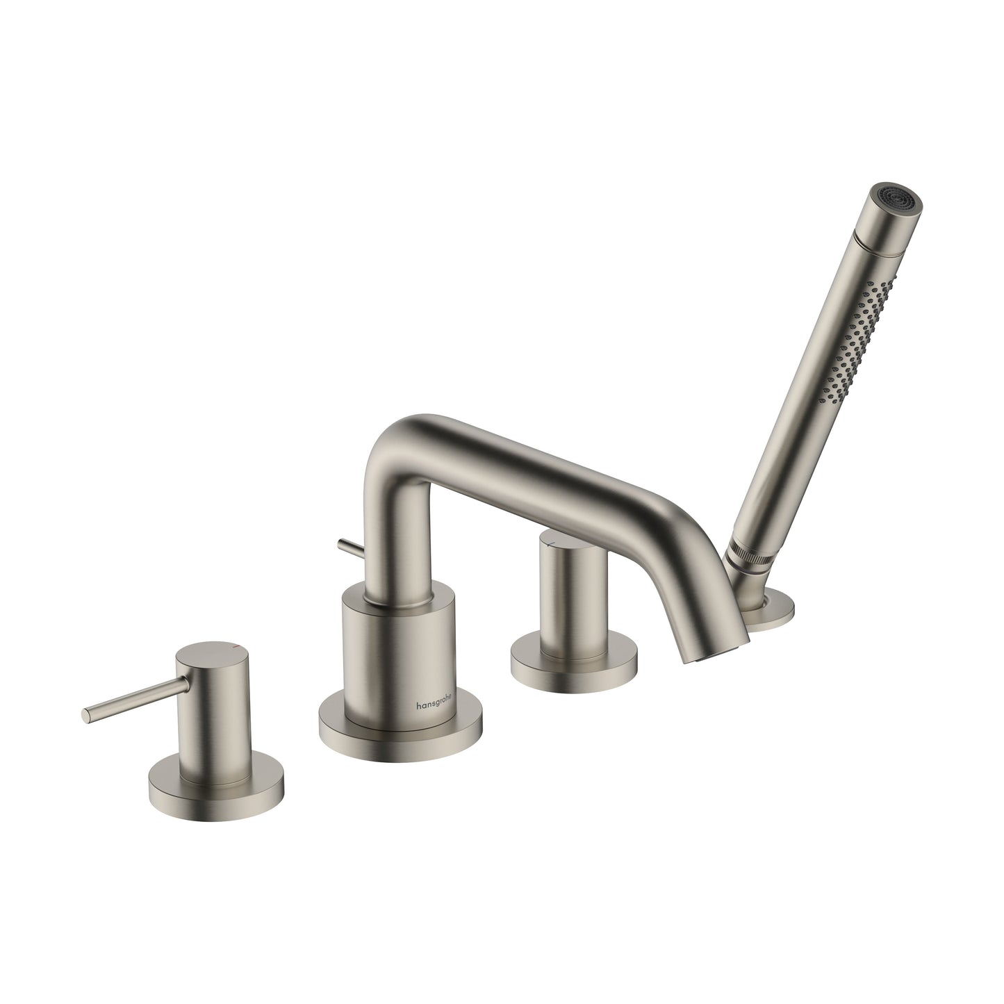HANSGROHE 73442821 Tecturis S 4-Hole Roman Tub Set Trim with 1.75 Handshower - Brushed Nickel