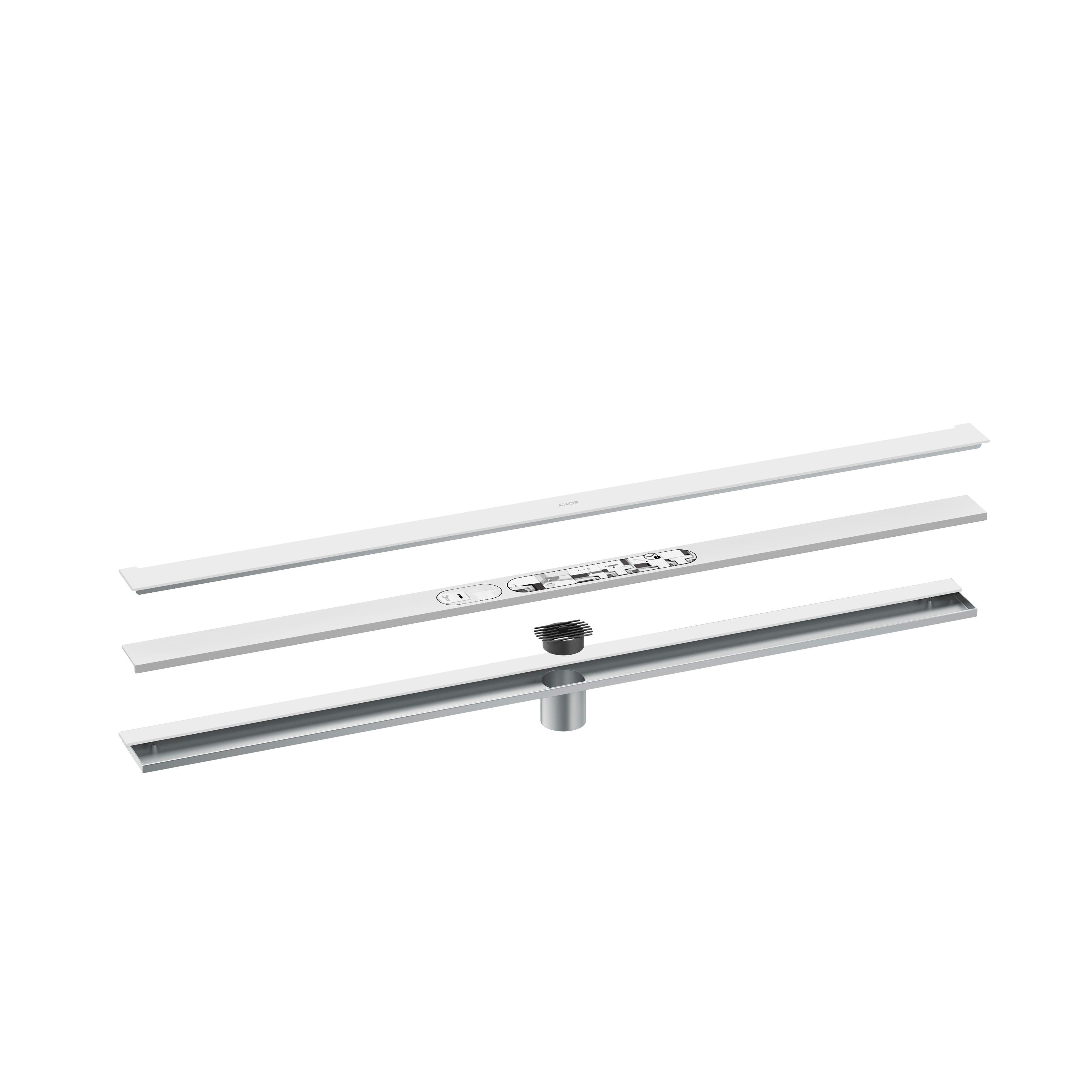 AXOR 42528701 Drains Wall Installation 39 3/8" - Matte White