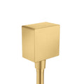 AXOR 36732251 ShowerSolutions Wall Outlet Square with Check Valves - Brushed Gold Optic