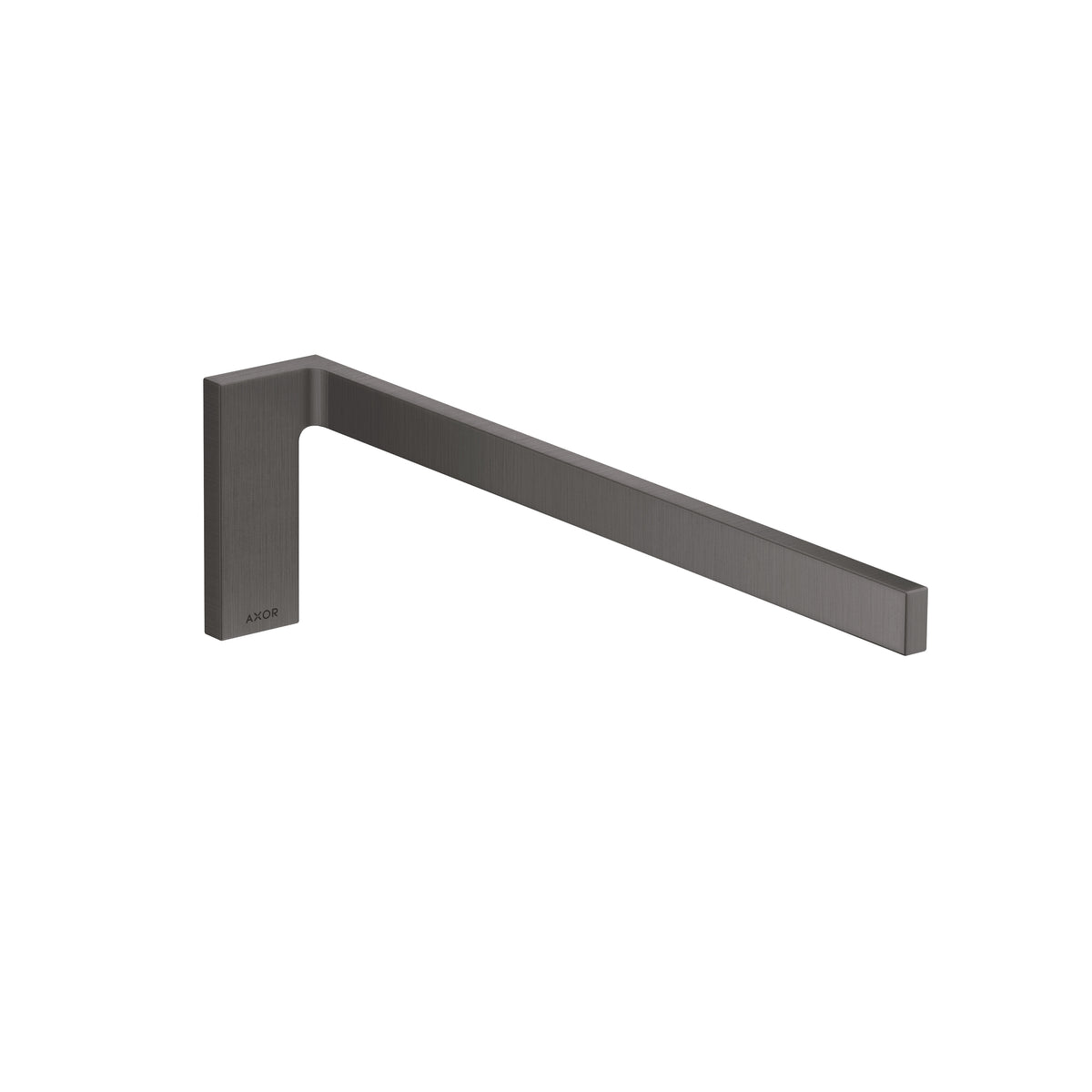 AXOR 42626340 Universal Rectangular Towel Holder - Brushed Black Chrome