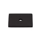 TOP KNOBS TK95BLK Square Knob Backplate - Flat Black