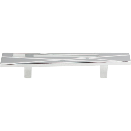 ATLAS 253L-CH Modernist Left 3" Center to Center Bar Pull , Polished Chrome