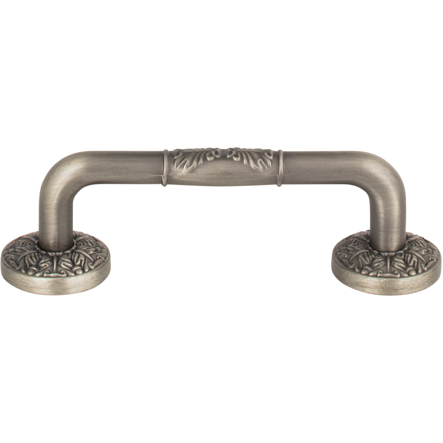 ATLAS 264-P Hammered Medallion 3" Center to Center Bar Pull , Pewter