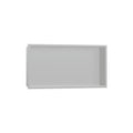 HANSGROHE 56064380 XtraStoris Original Wall Niche with Integrated Frame 12"x 24"x 4" - Concrete Grey