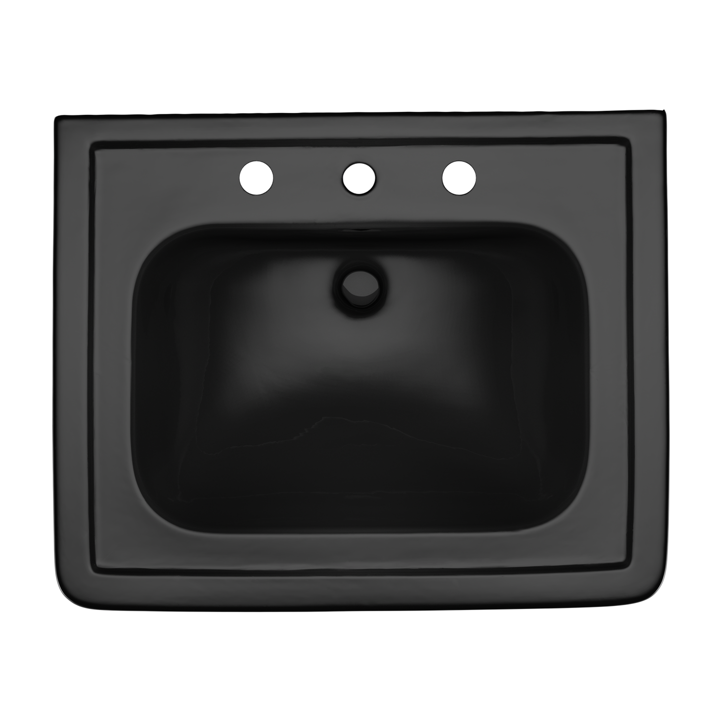 TOTO LPT530.8N#51 Promenade 27-1/2" X 22-1/4" Rectangular Pedestal Bathroom Sink For 8 Inch Center Faucets - Ebony