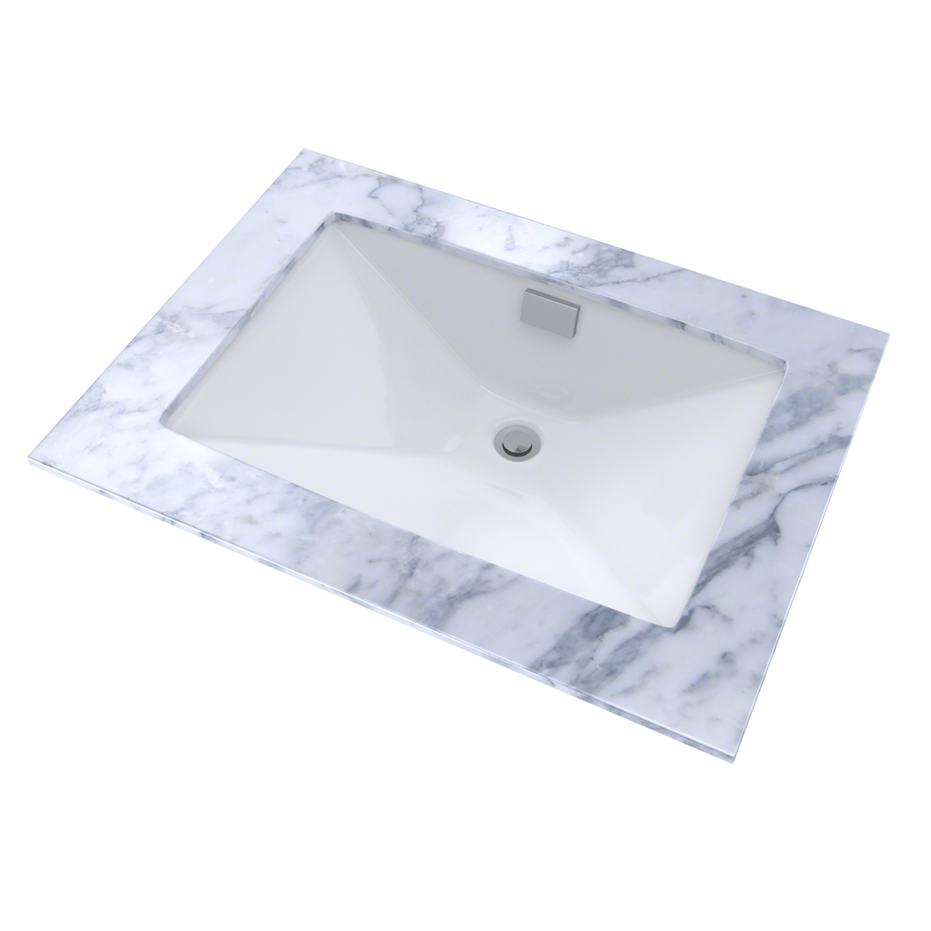 TOTO LT931#01 Lloyd Rectangular Undermount Bathroom Sink - Cotton White
