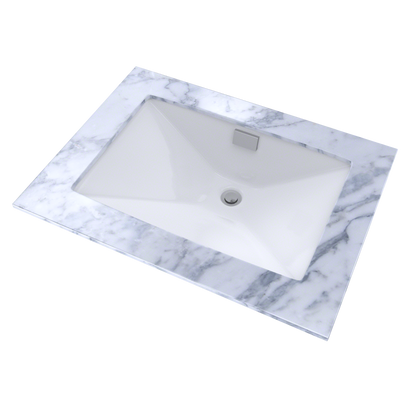 TOTO LT931#01 Lloyd Rectangular Undermount Bathroom Sink - Cotton White