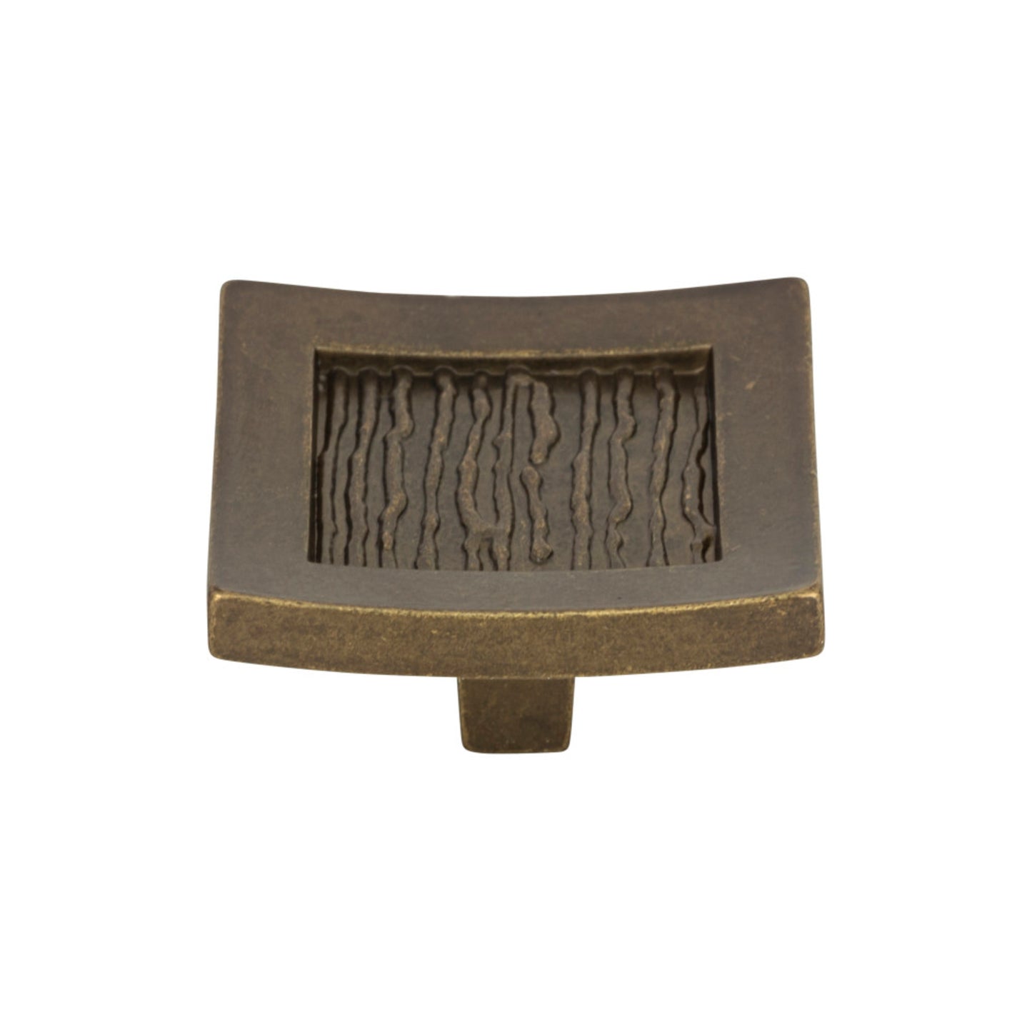 ATLAS 270-BB Primitive 1 1/2" Length Square Knob , Burnished Bronze