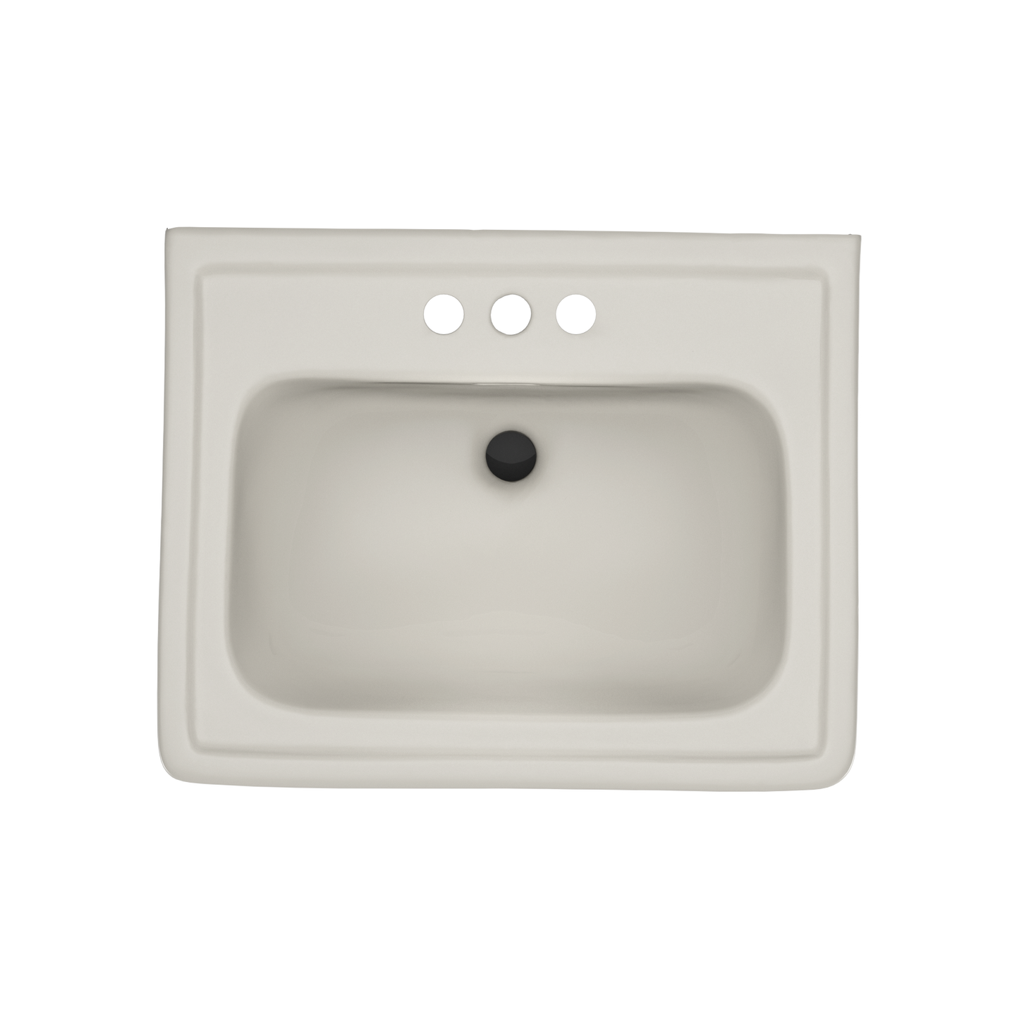 TOTO LPT532.4N#12 Promenade 24" X 19-1/4" Rectangular Pedestal Bathroom Sink For 4 Inch Center Faucets - Sedona Beige