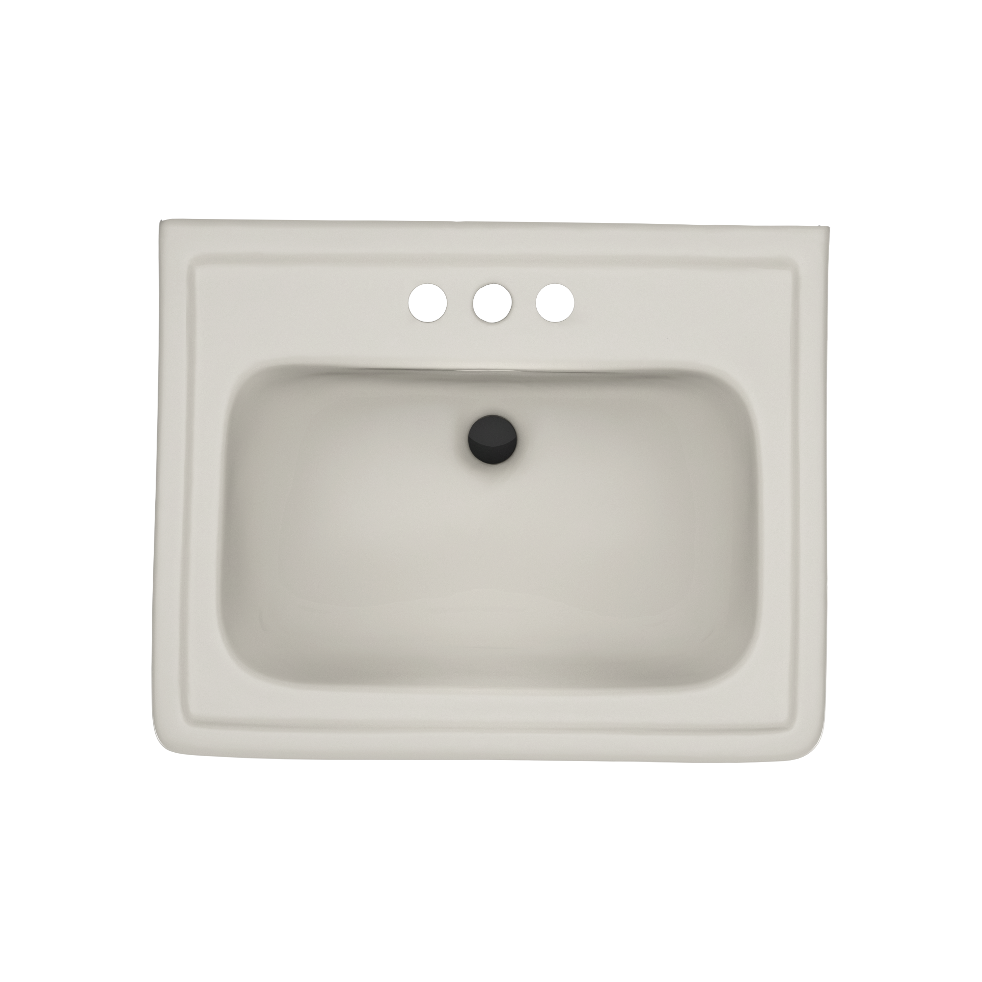 TOTO LPT532.4N#12 Promenade 24" X 19-1/4" Rectangular Pedestal Bathroom Sink For 4 Inch Center Faucets - Sedona Beige