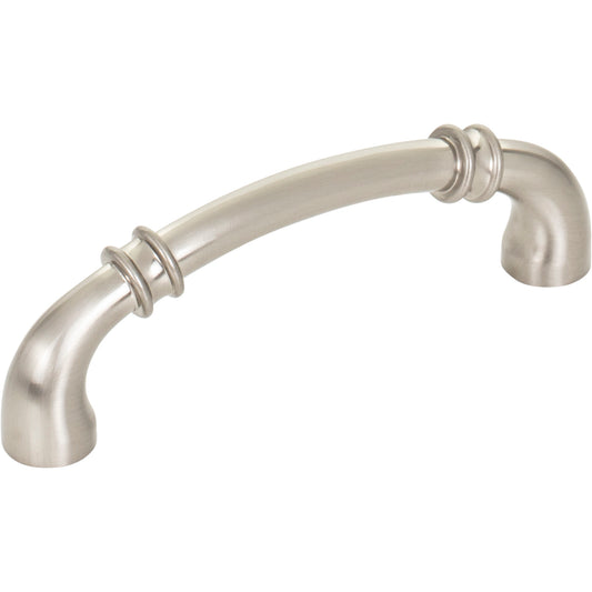 JEFFREY ALEXANDER 445-96SN Marie 96 mm Center-to-Center Bar Pull - Satin Nickel