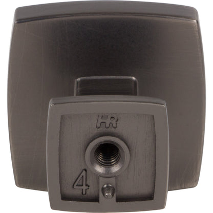 JEFFREY ALEXANDER 141BNBDL Renzo 1-1/4" Diameter Square Knob - Brushed Pewter