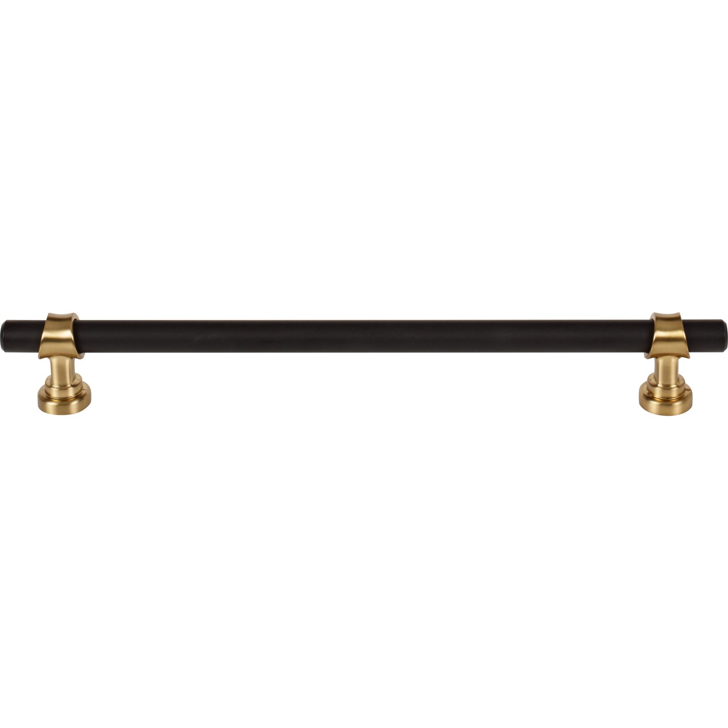 TOP KNOBS M2752 Bit 8 13/16" Center to Center Bar Pull - Flat Black and Honey Bronze