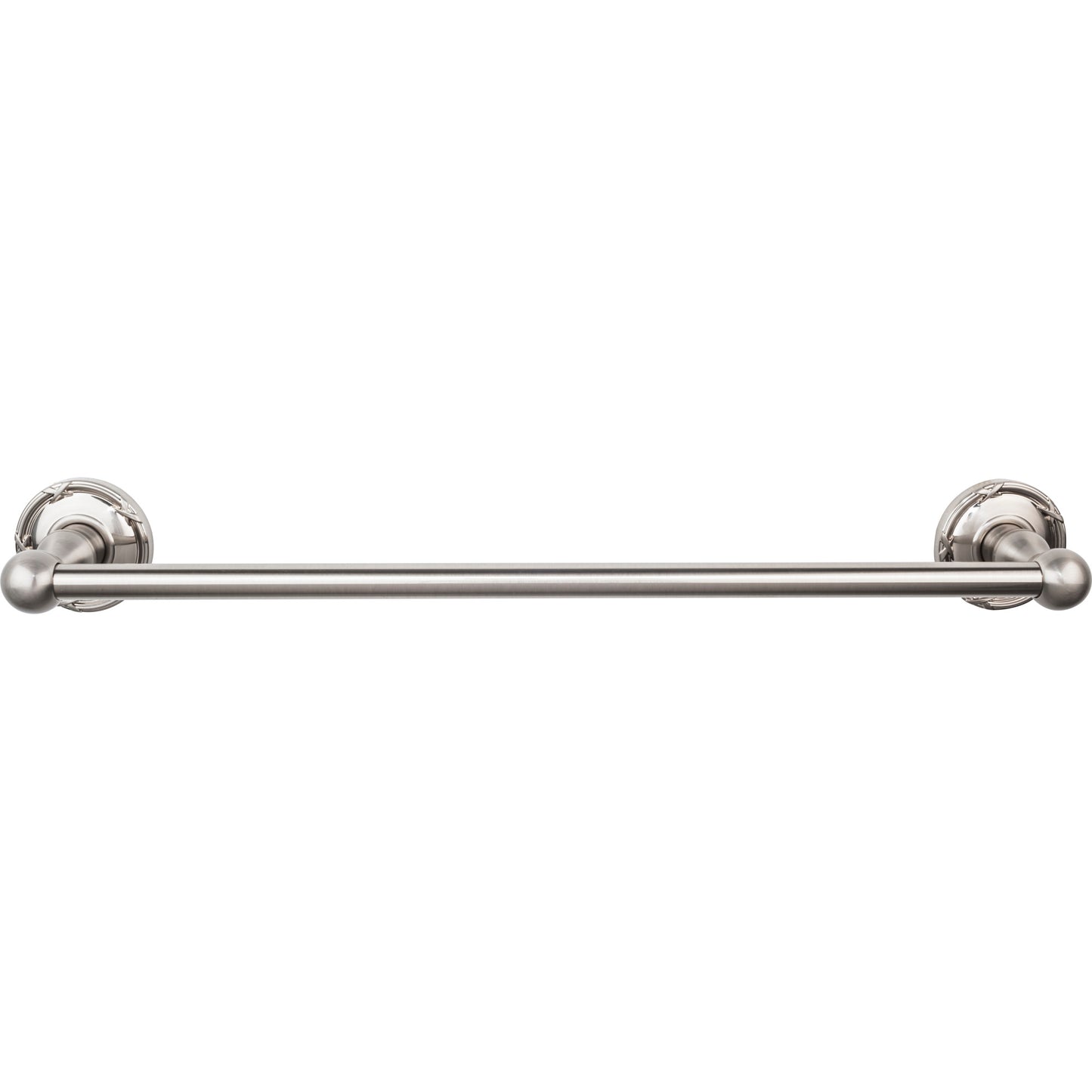 TOP KNOBS ED6BSNE TOP BATH (R) Edwardian Bath Single 20 1/2" Wall Mounted Towel Bar - Brushed Satin Nickel