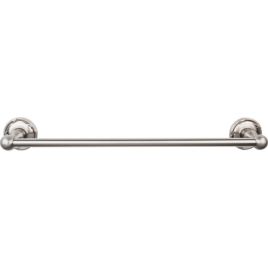 TOP KNOBS ED6BSNE TOP BATH (R) Edwardian Bath Single 20 1/2" Wall Mounted Towel Bar - Brushed Satin Nickel