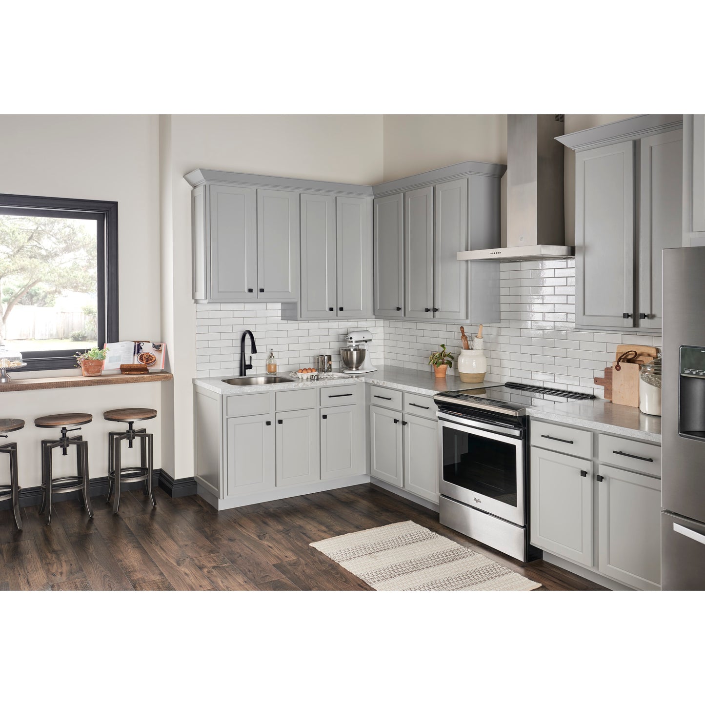 JEFFREY ALEXANDER 845-192MB Dominique 192 mm Center-to-Center Bar Pull - Matte Black