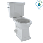 TOTO CST404CEFG#11 Promenade Ii Two-Piece Elongated 1.28 Gpf Universal Height Toilet With Cefiontect - Colonial White