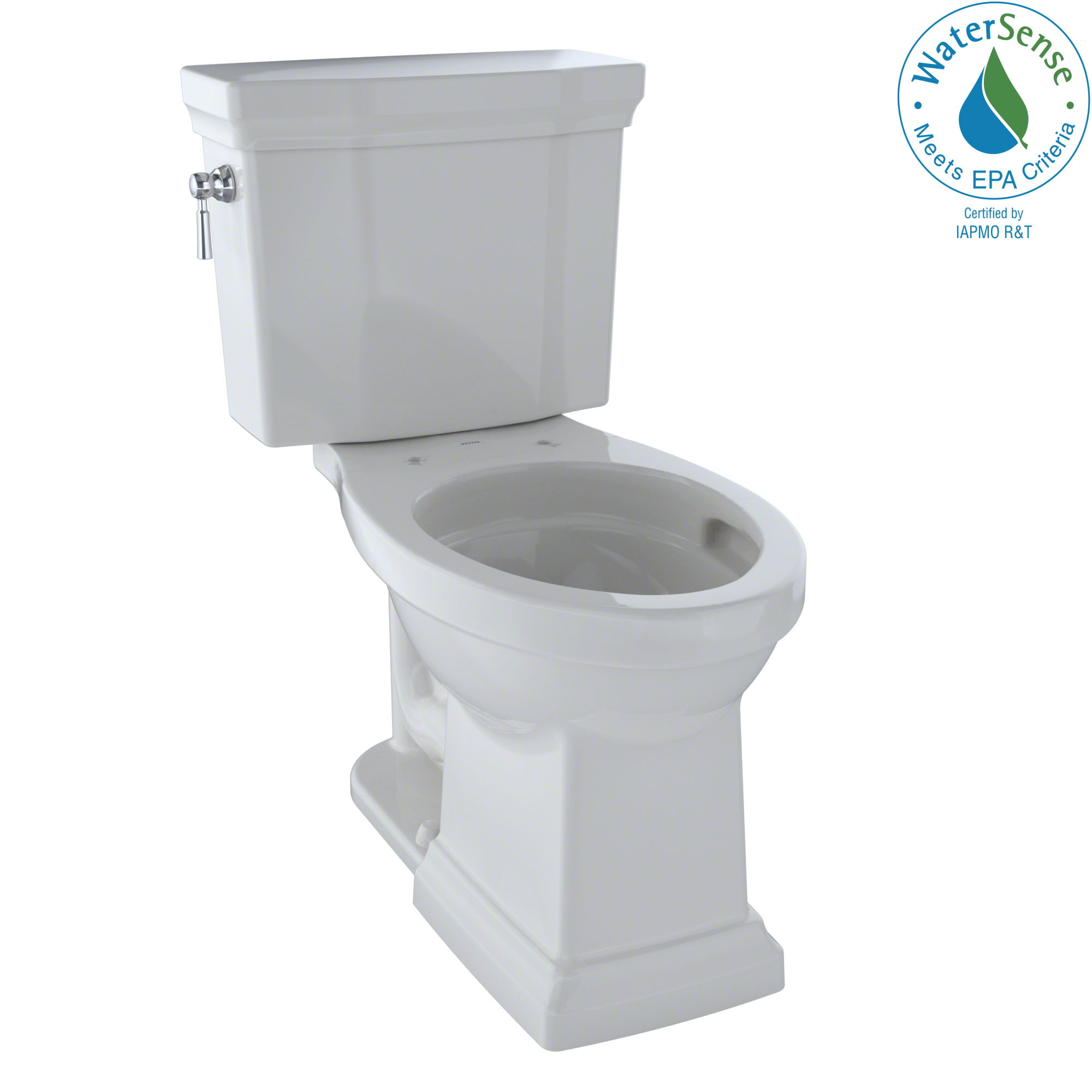 TOTO CST404CEFG#11 Promenade Ii Two-Piece Elongated 1.28 Gpf Universal Height Toilet With Cefiontect - Colonial White