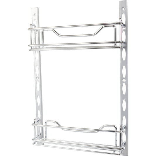 HARDWARE RESOURCES DMS3-PC-R 3" Wire Door Mounted Tray System - Chrome